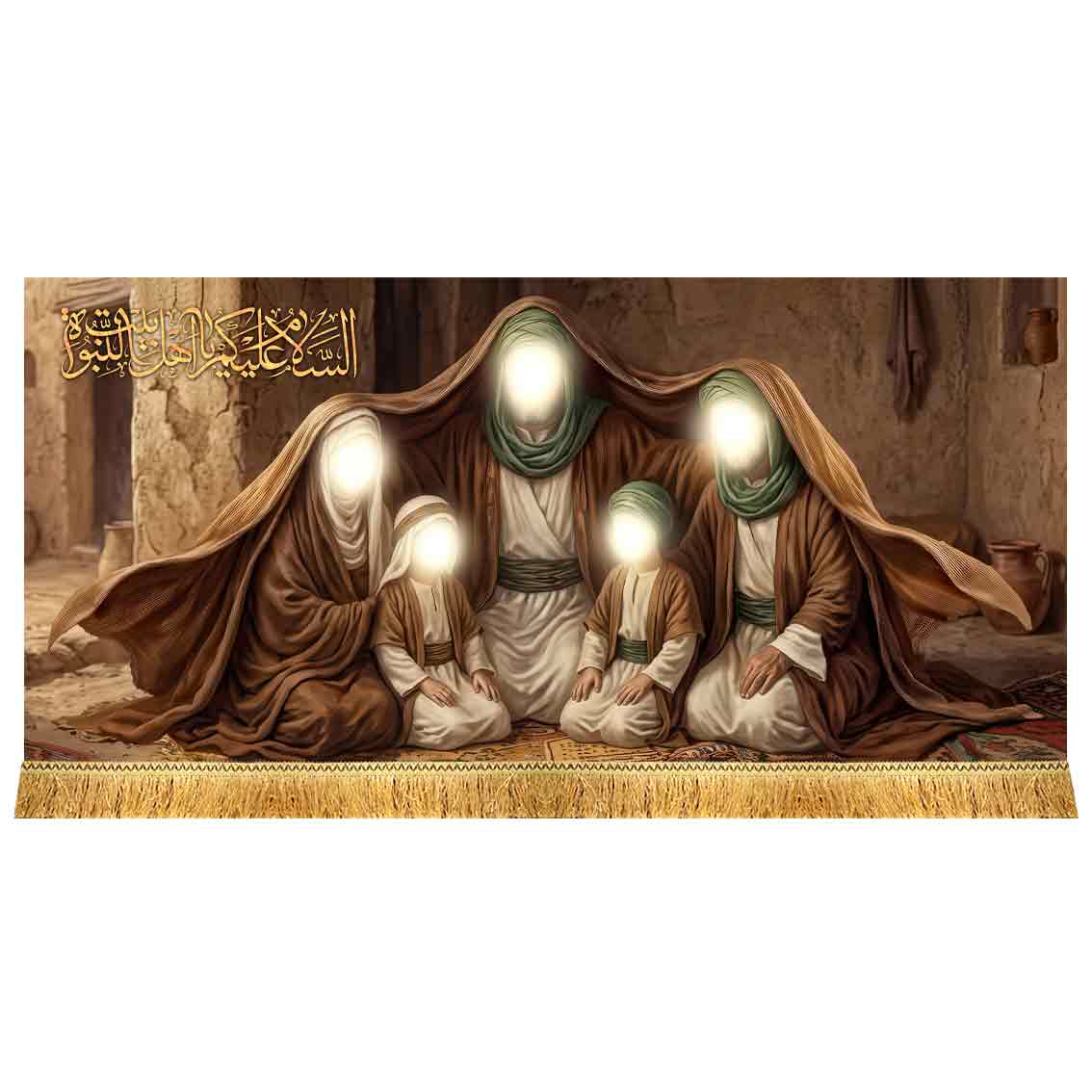دکور مخمل نقاشی اهل کساء