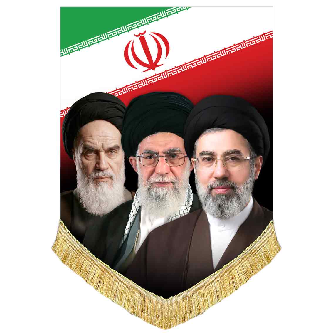 دکور مخمل تمثال سه امام امت