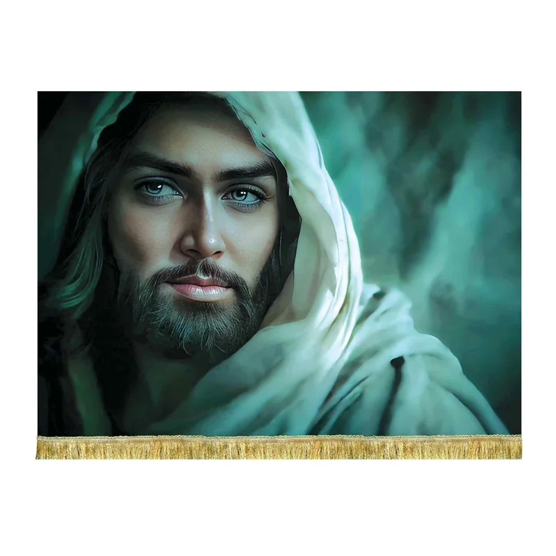 کتیبه مخمل تمثال امام حسین (ع)