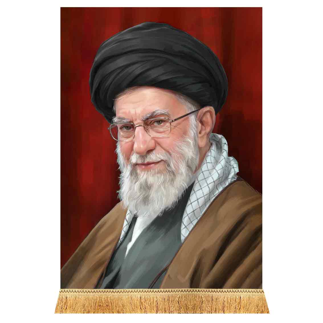 کتیبه مخمل رهبر شهید ایران اسلامی