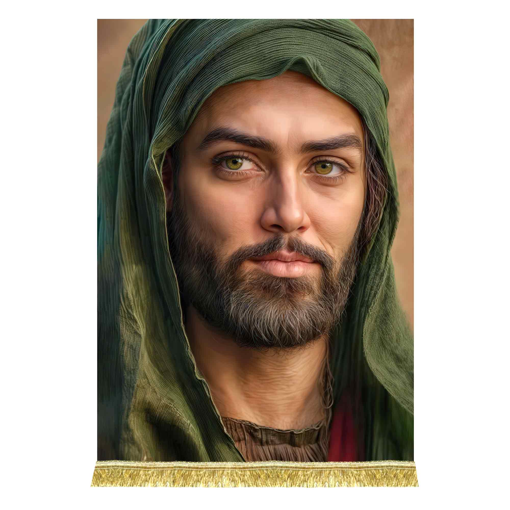 کتیبه مخمل تمثال امام حسین