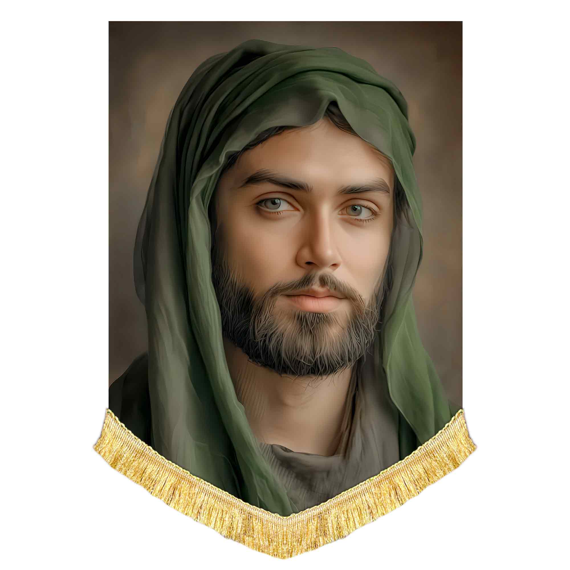 کتیبه مخمل تمثال امام حسین