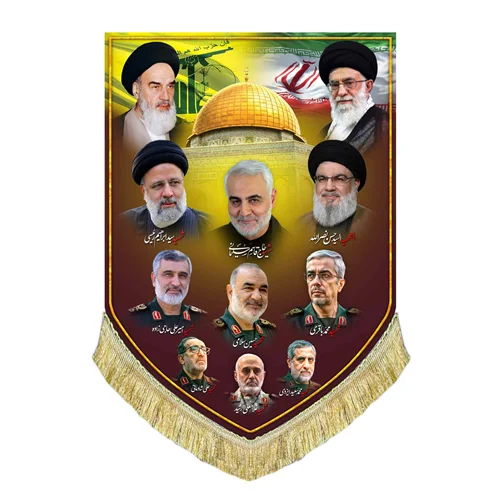 دکور مخمل عمودی شهدای اقتدار