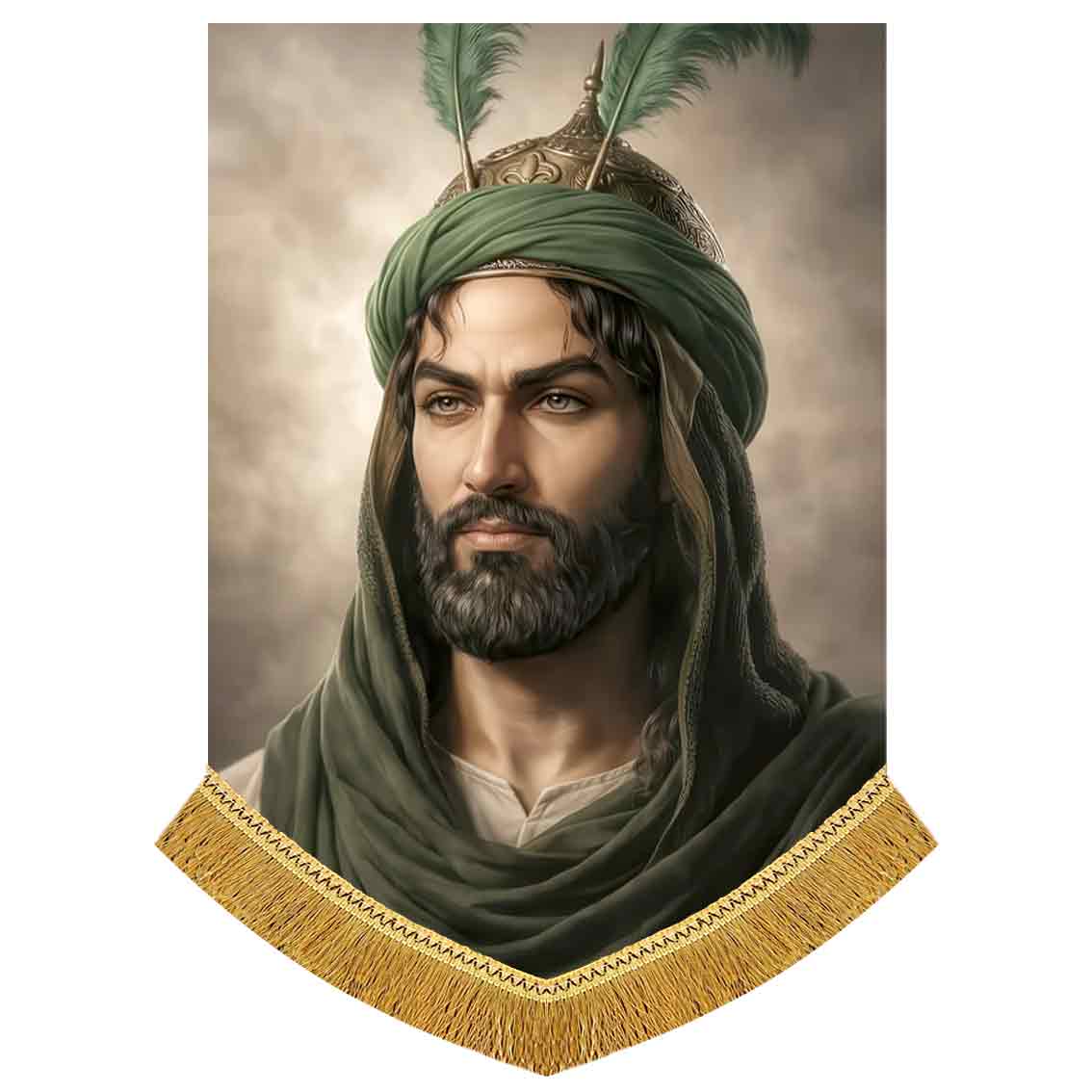 کتیبه آویز تمثال حضرت عباس علیه السلام