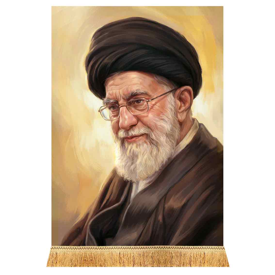 کتیبه آویز تمثال رهبر شهید آیت الله خامنه ای