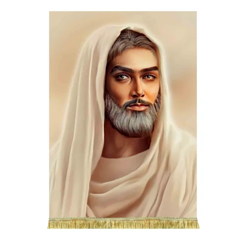 کتیبه مخمل تمثال امام حسین (ع)