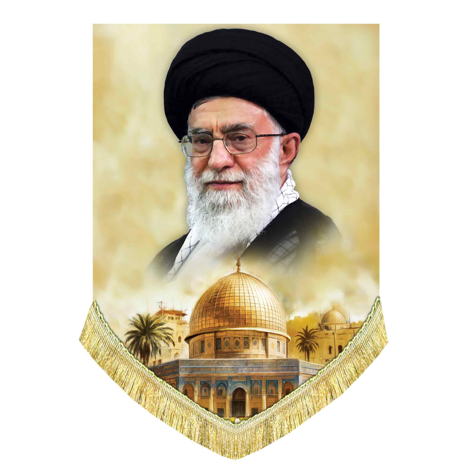 کتیبه مخمل آیت الله خامنه ای