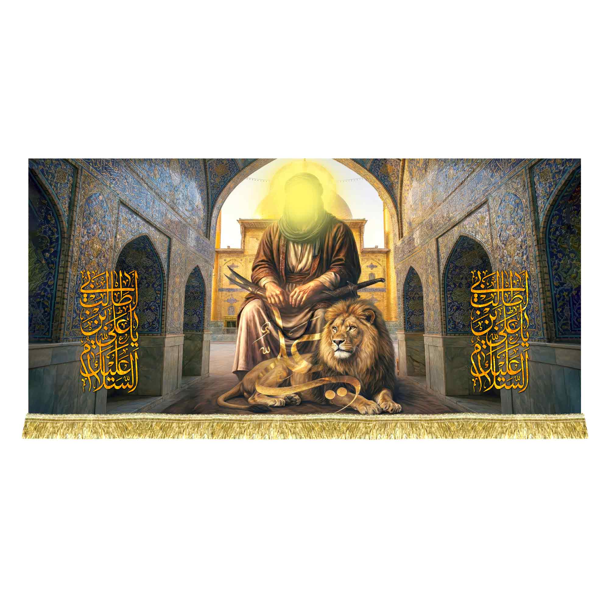 دکور مخمل امام علی (ع) و ایوان نجف