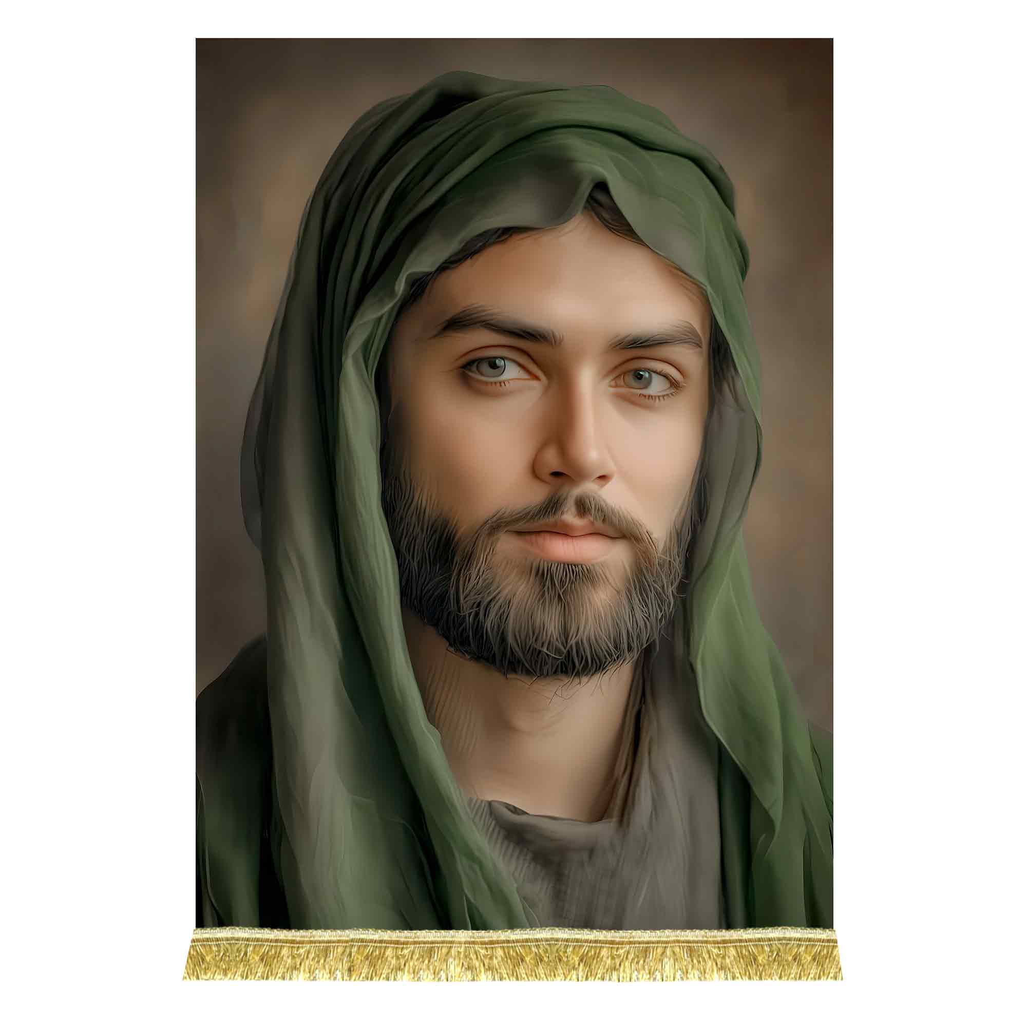 کتیبه مخمل تمثال امام حسین