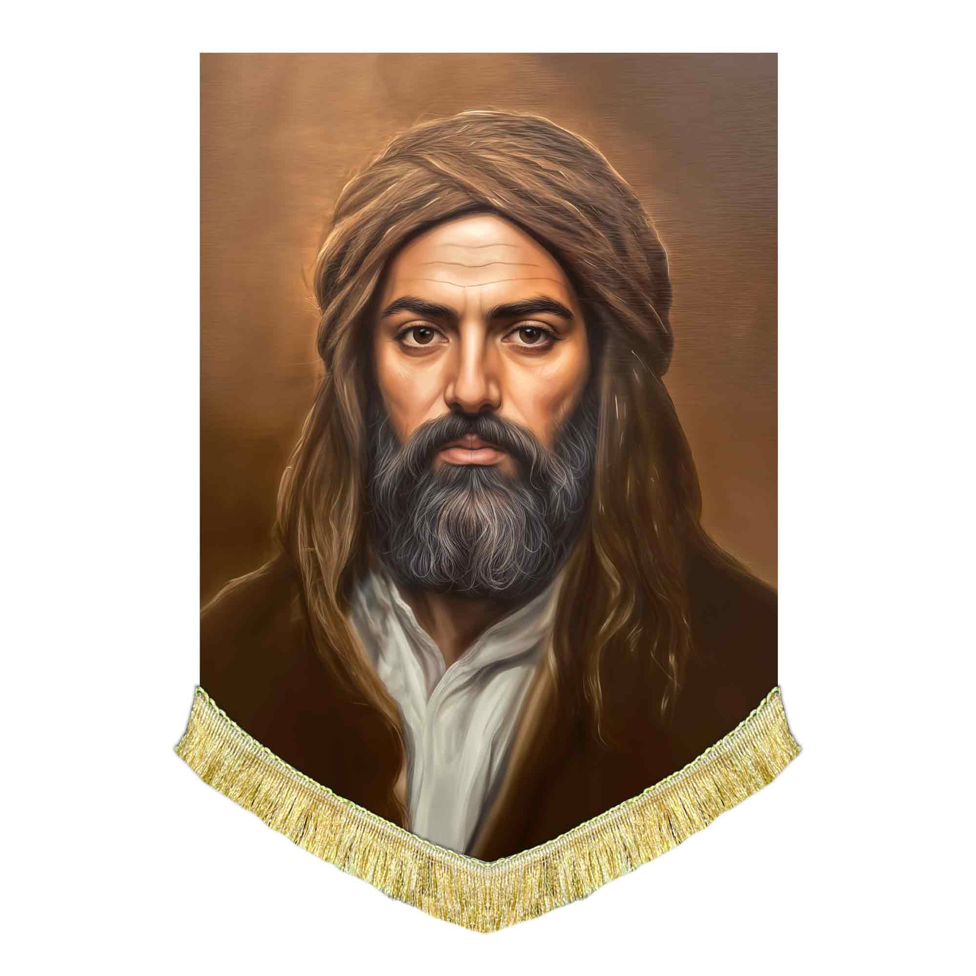 کتیبه مخمل شمایل امام علی