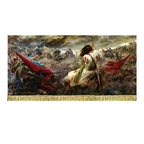 کتیبه مخمل نقاشی مضطر