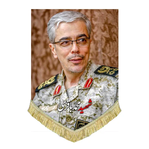 کتیبه مخمل تصویر شهید محمد باقری