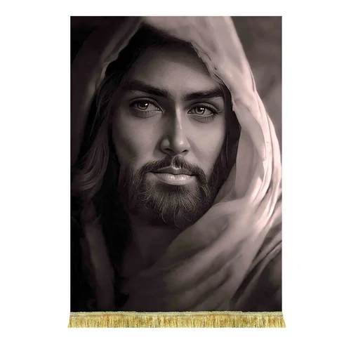 کتیبه مخمل شمایل امام حسین (ع)