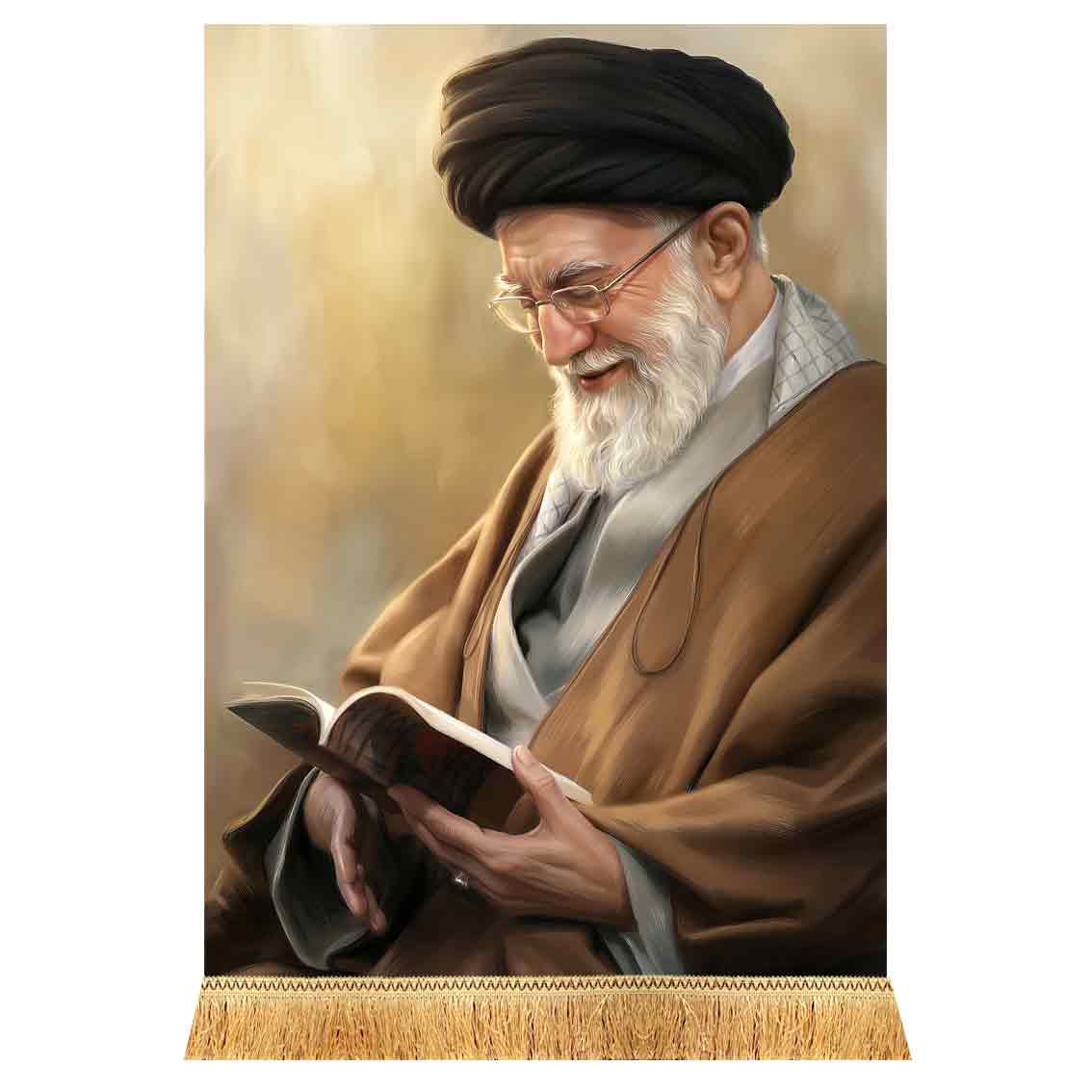 کتیبه مخمل آویز شهید آیت الله سید علی خامنه ای