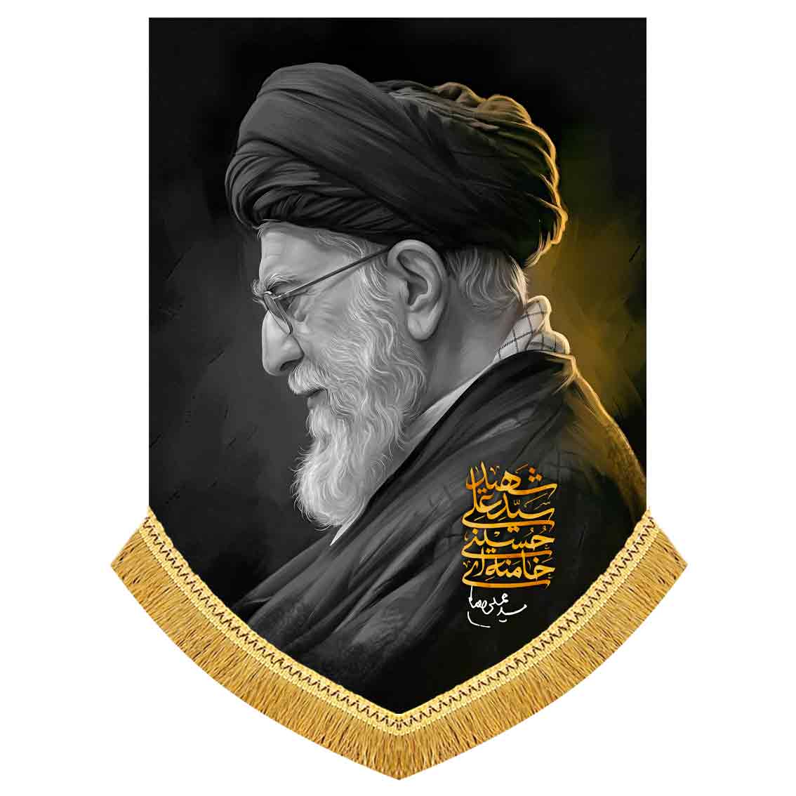 دکور آویز امام سید علی حسینی خامنه ای