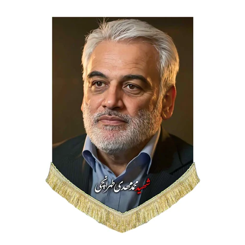 کتیبه مخمل تصویر شهید محمد مهدی طهرانچی