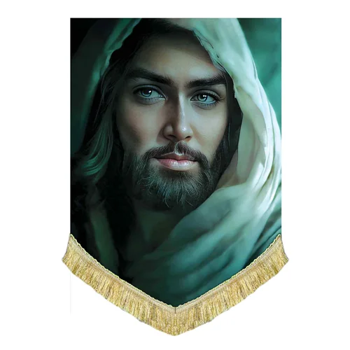 کتیبه مخمل تمثال امام حسین (ع)