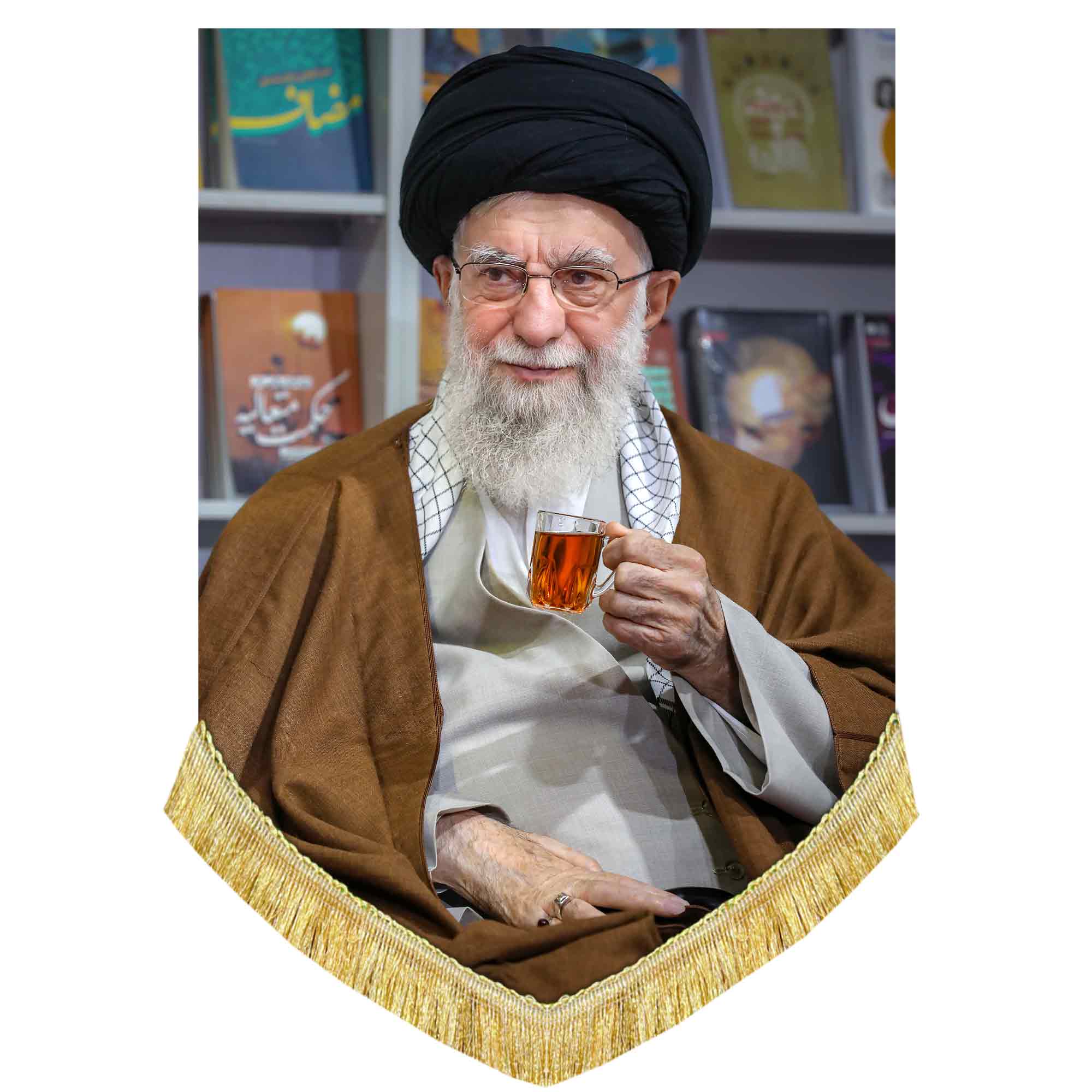 کتیبه آویز تمثال آیت الله سید علی خامنه ای