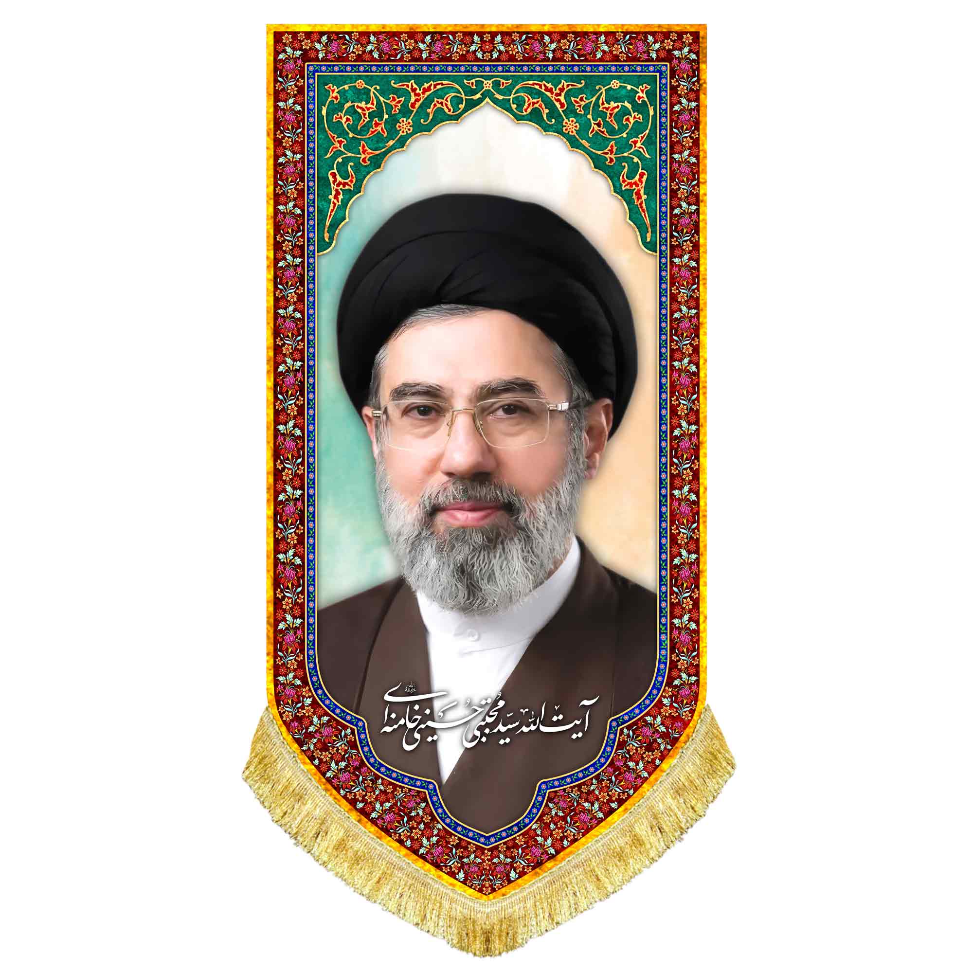 دکور آویز تمثال امام مجتبی خامنه ای