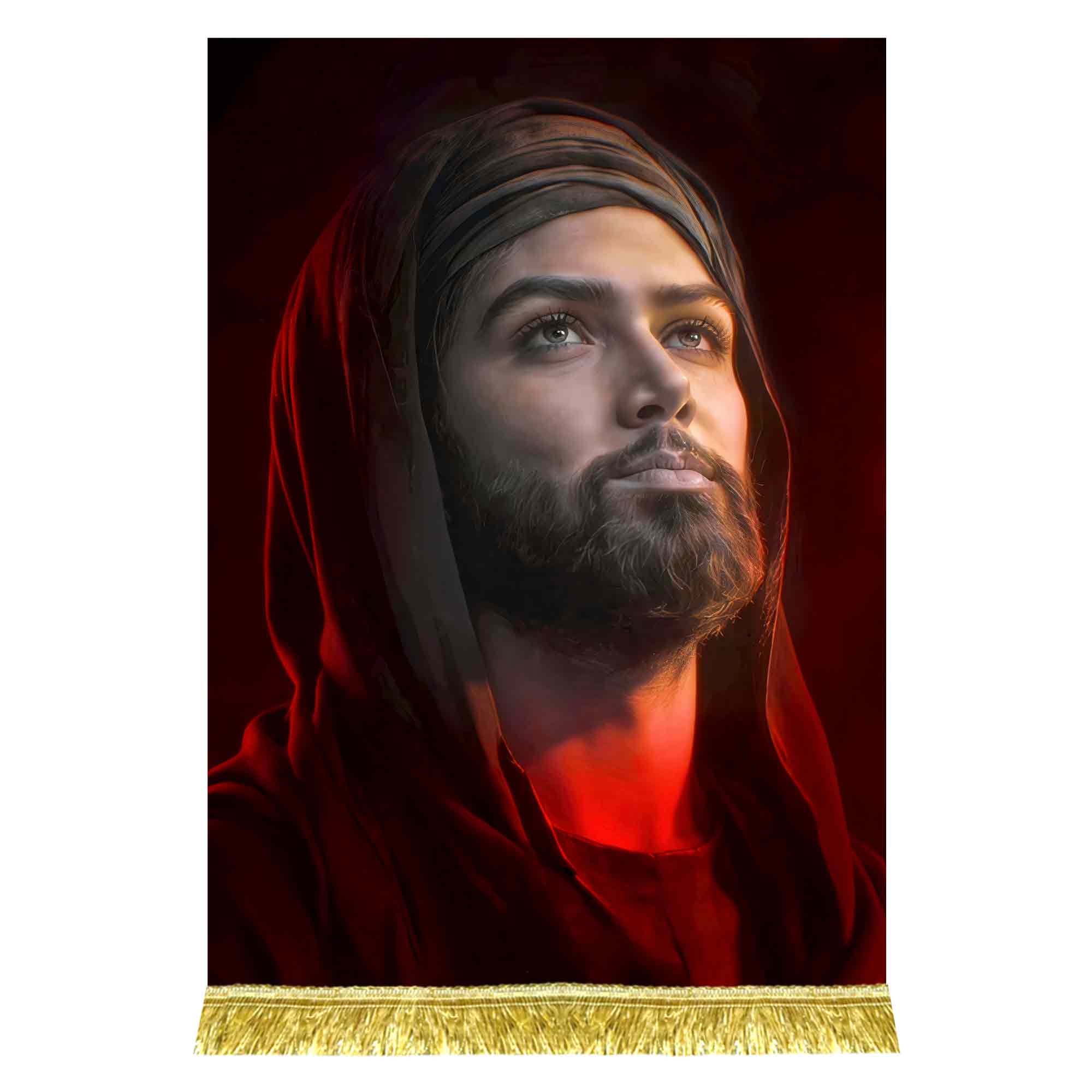 کتیبه شمایل اباعبدالله الحسین (ع)