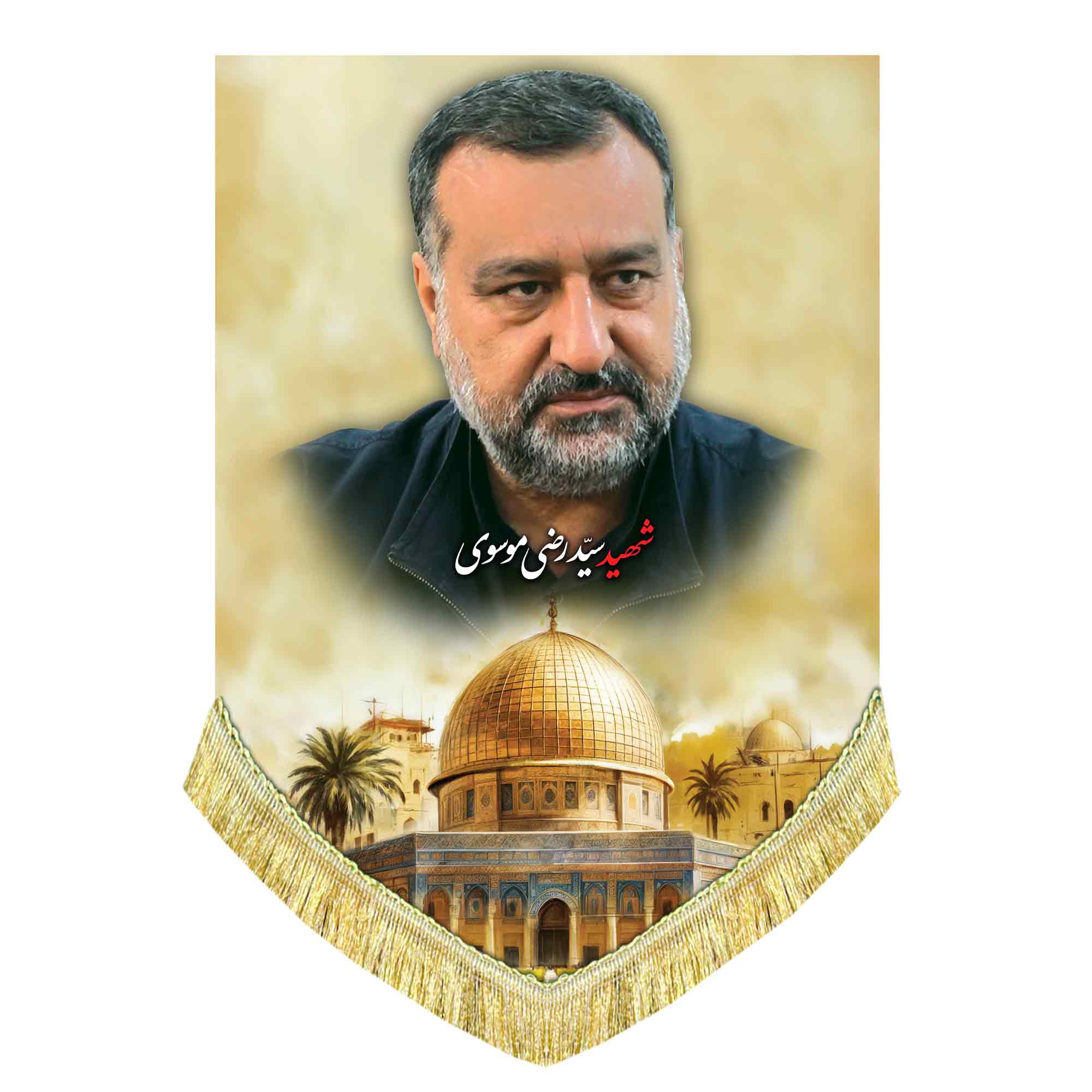 کتیبه مخمل شهید سید رضی موسوی