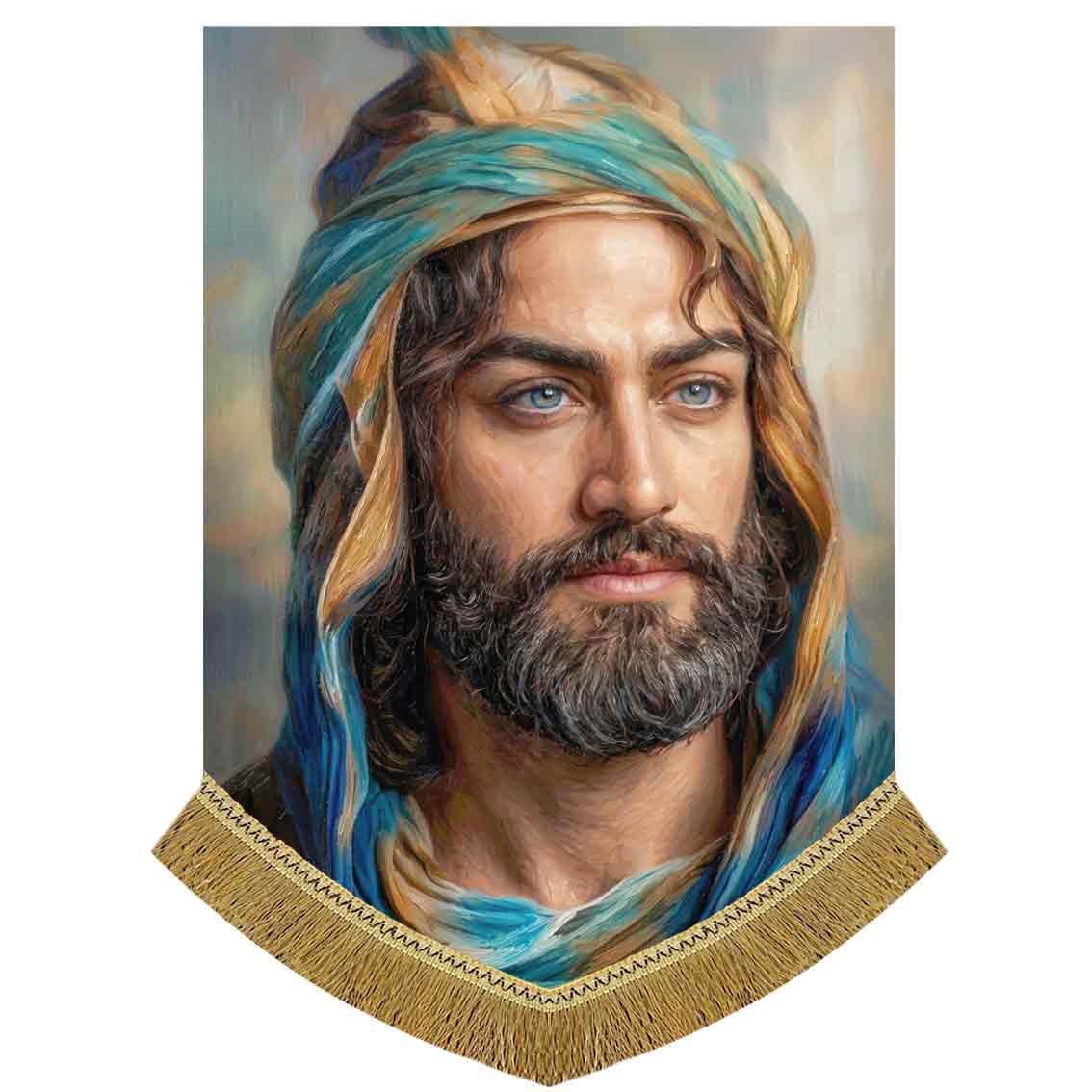کتیبه محرم تمثال حضرت ابالفضل العباس(ع)
