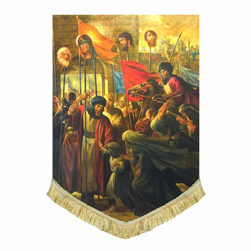 کتیبه مخمل نقاشی حضرت رقیه (س)