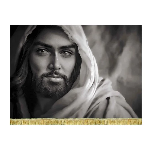 کتیبه مخمل تمثال امام حسین (ع)