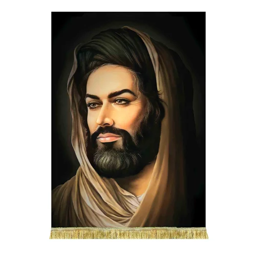 کتیبه مخمل تمثال امام حسین (ع)