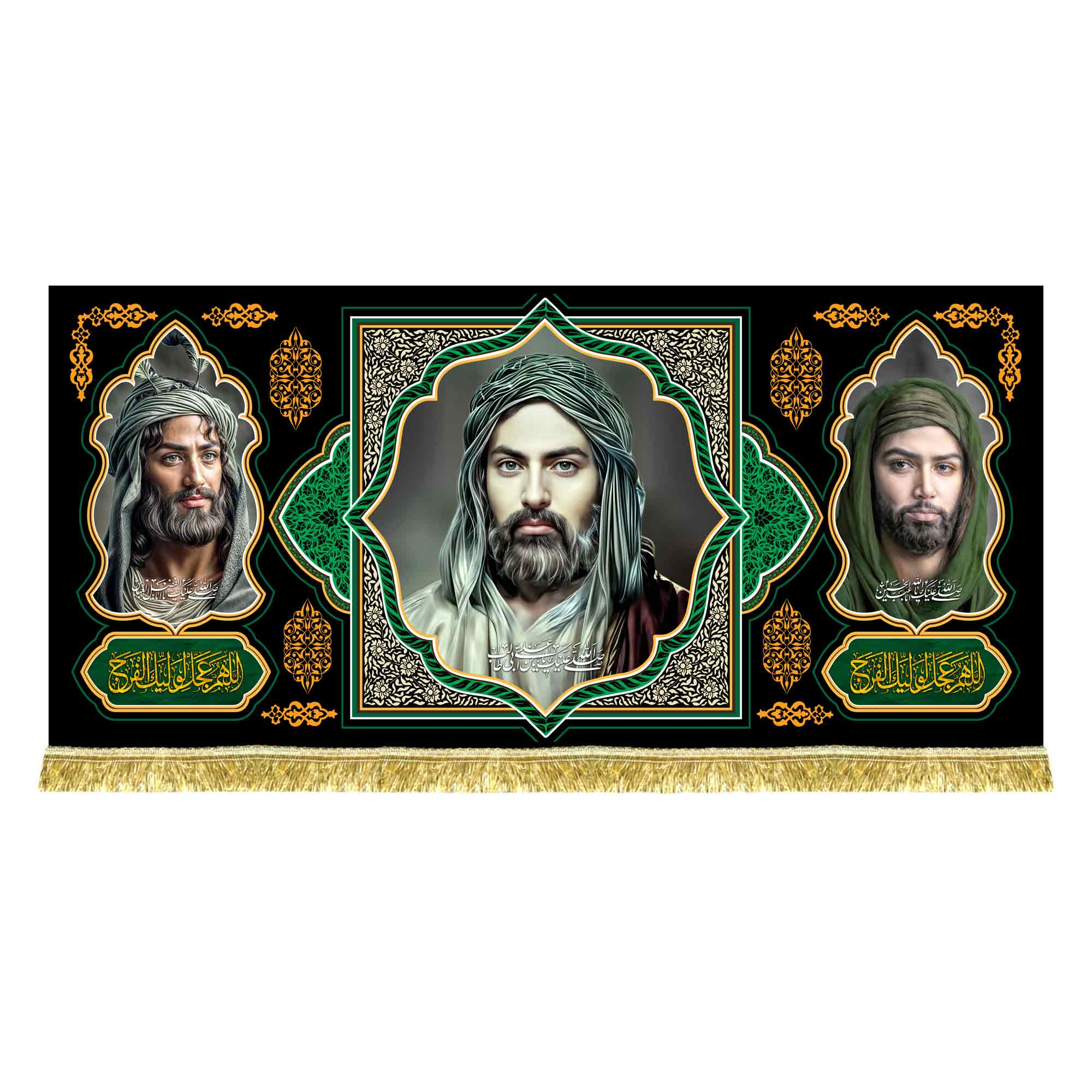 دکور مخمل تمثال اهل بیت (ع)