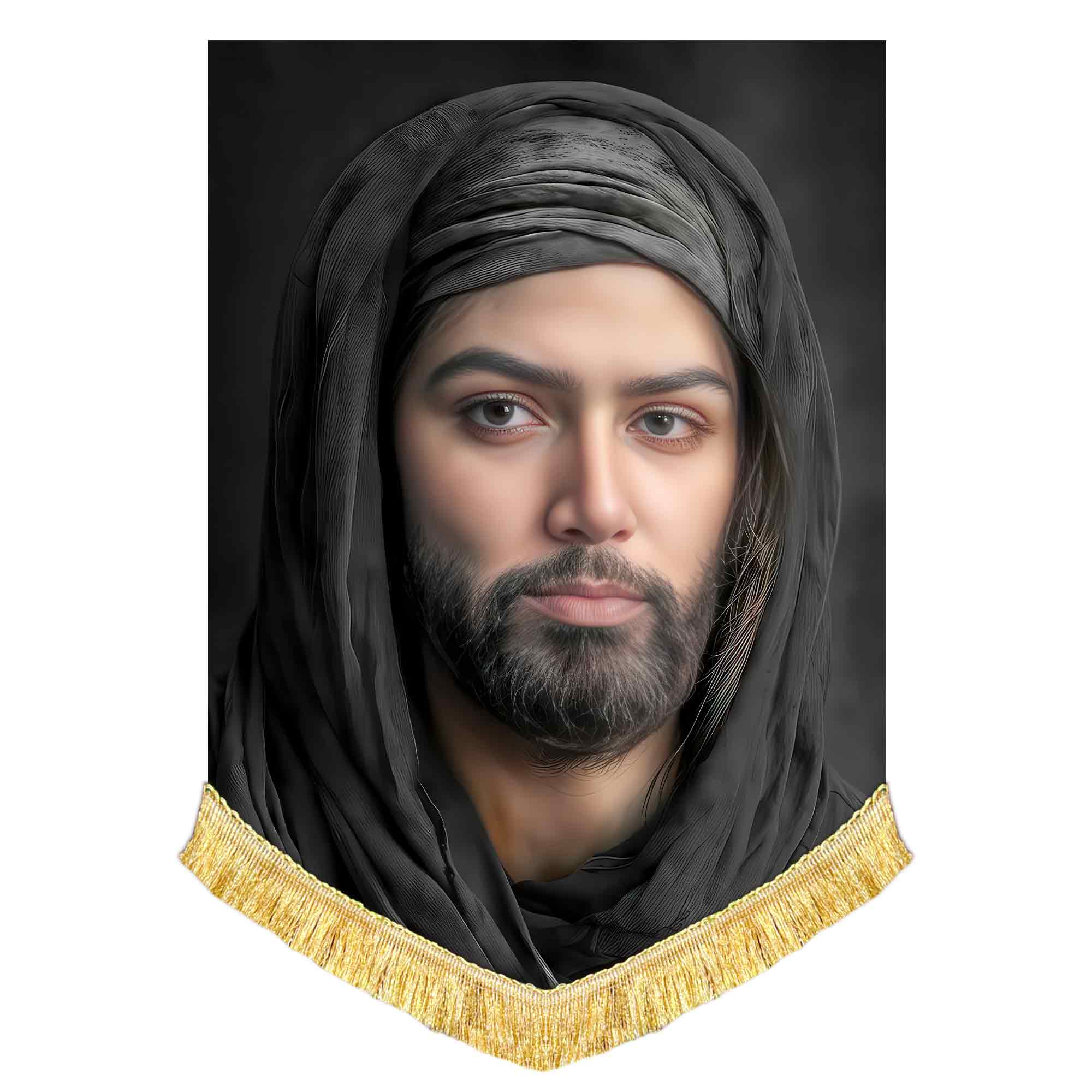 کتیبه مخمل تمثال امام حسین